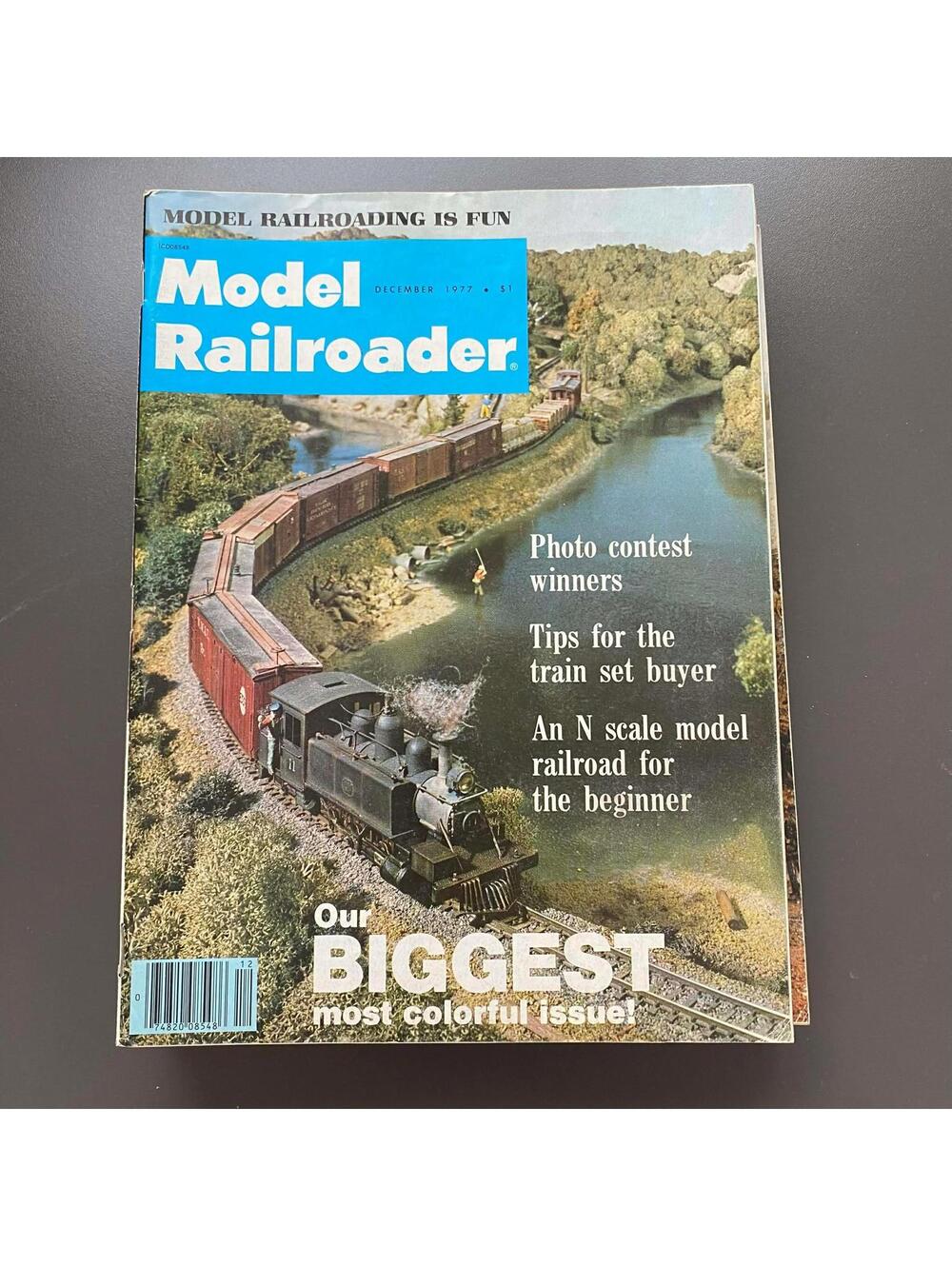 Model Railroader December 1977 Vintage History Magazine